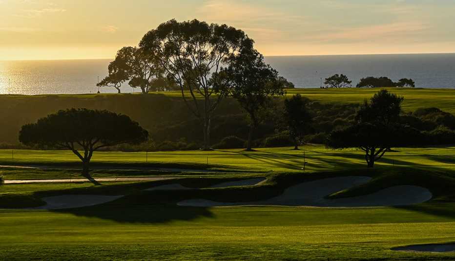 Campo de golf Torrey Pines South en San Diego, California.