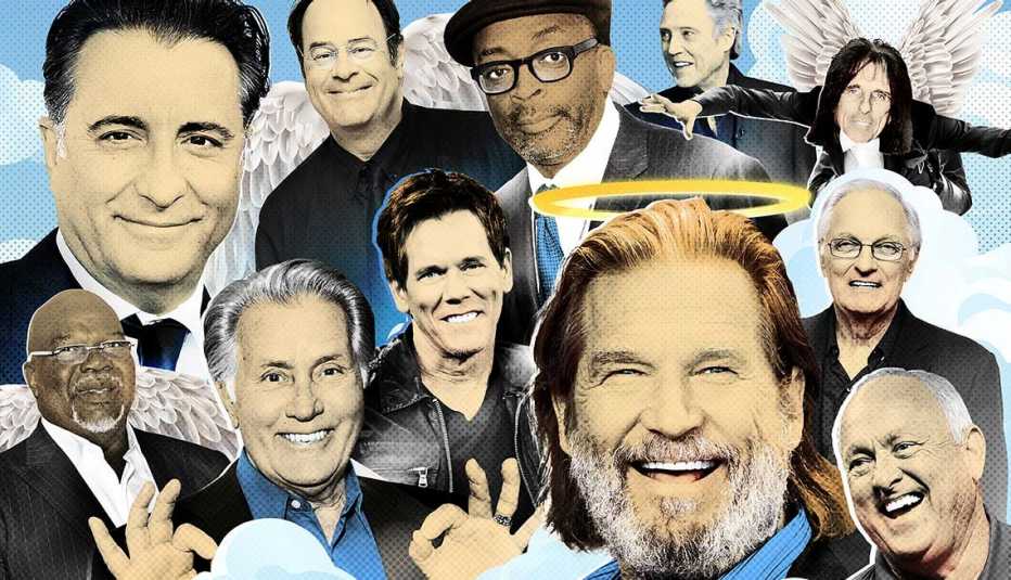 Ensayo de AARP sobre los hombres que no engañan - Caras de hombres famosos