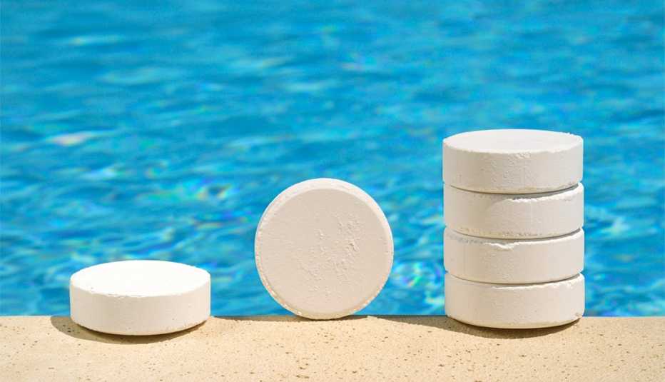 Tabletas de cloro para piscina