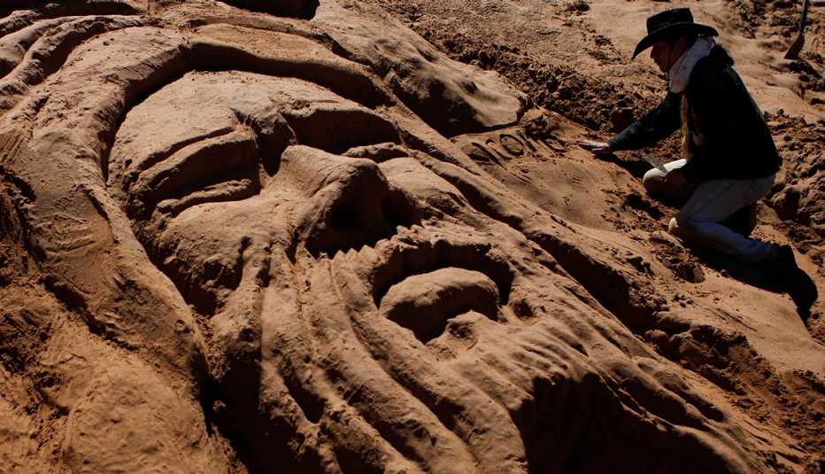 Sand Art, Bolivia Holy Week, Semana Santa, una tradición de fe