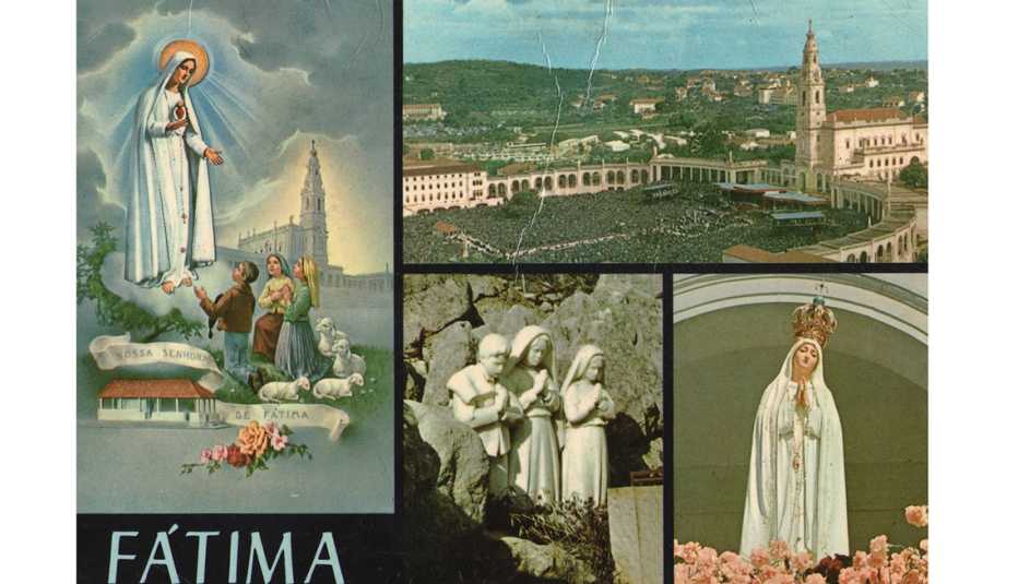 Postal del Santuario de Nuestra Señora de Fátima