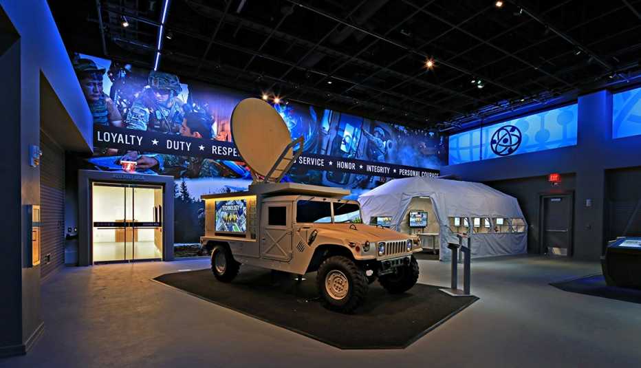 Vehículo del ejército en el National Museum of the United States Army 