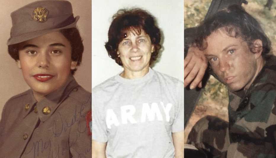 Imágen de 3 mujeres veteranas