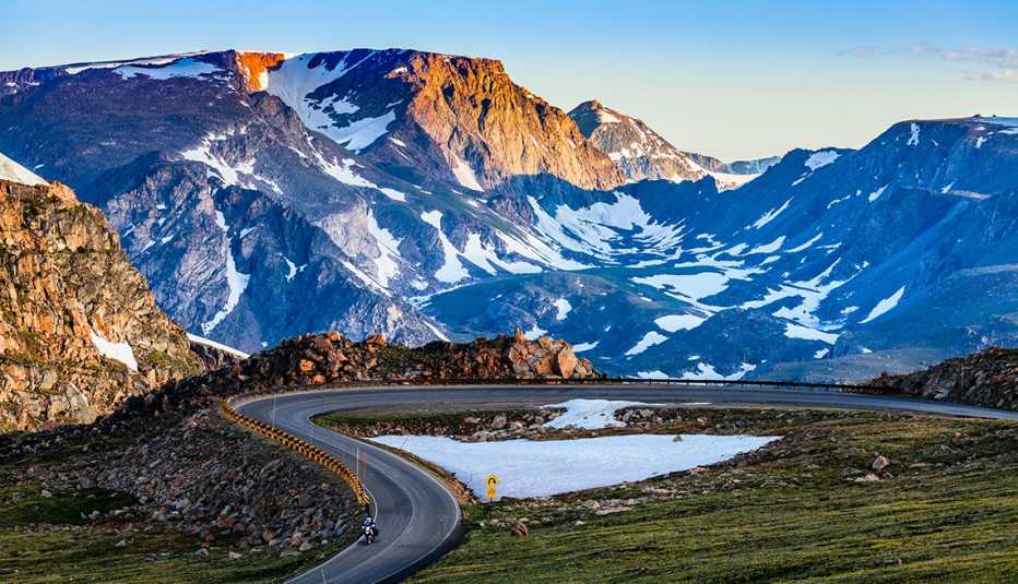 Vista de Beartooth Highway; Cody, Wyoming