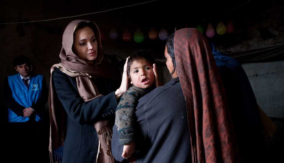 Angelina Jolie en Afghanistan 