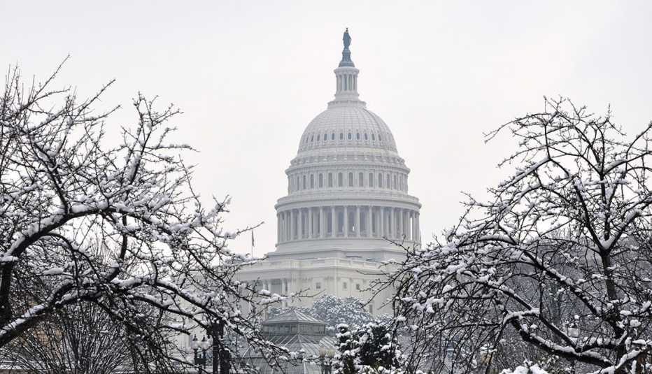 Panorámica del Capitolio en la ciudad de Washington DC
