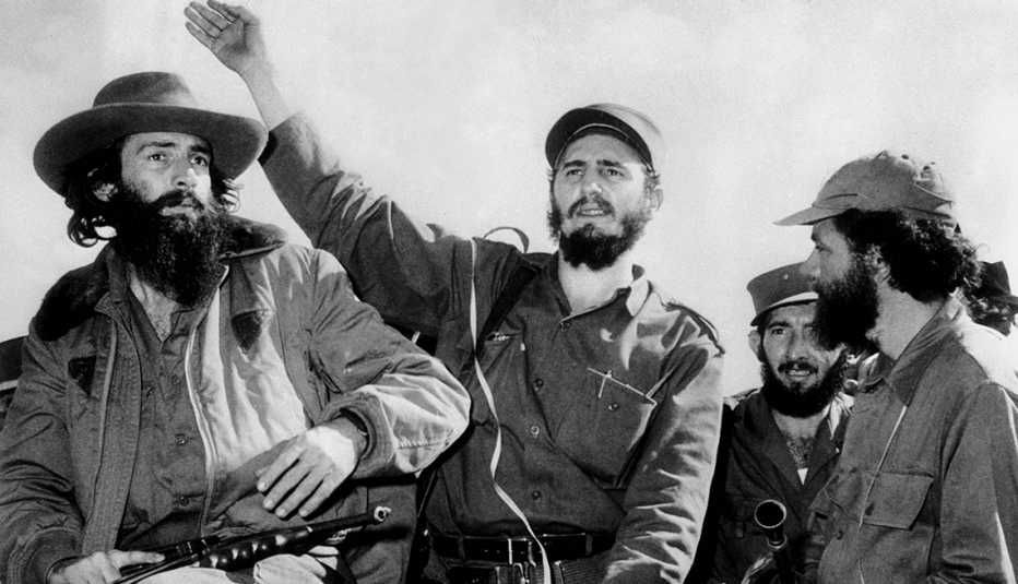 Fidel Castro a su llegada a La Habana