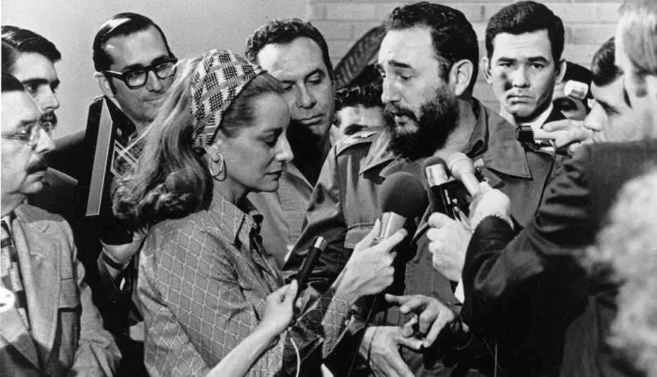 Fidel Castro ante la prensa