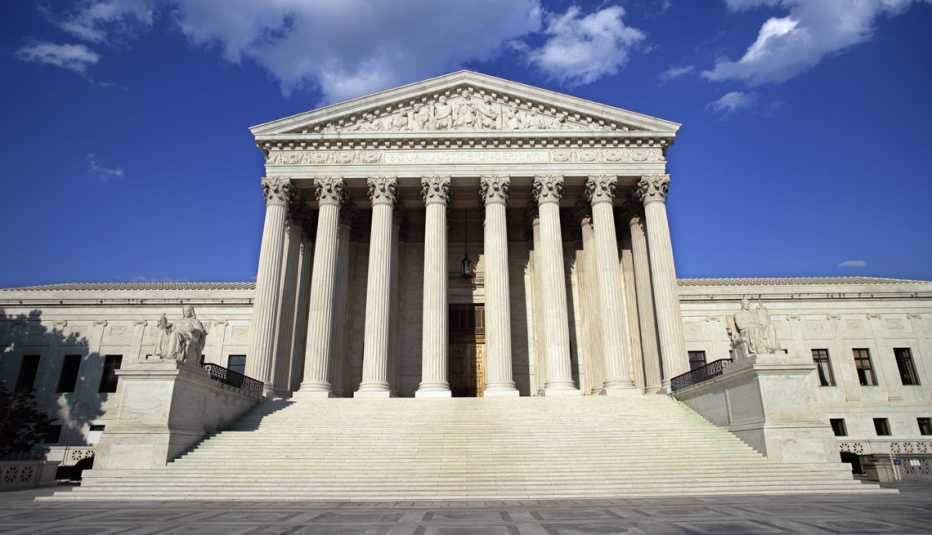 Edificio de la Corte Suprema de Estados Unidos.