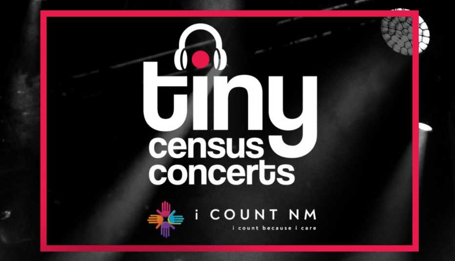 Logo de los conciertos Tiny Census Concerts en Nuevo México