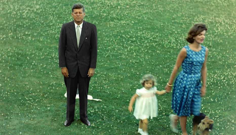 Los Kennedy antes de la Convención Nacional Demócrata en julio de 1960
