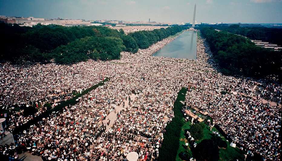 Marcha por el trabajo y la libertad en Washington D.C. en 1963
