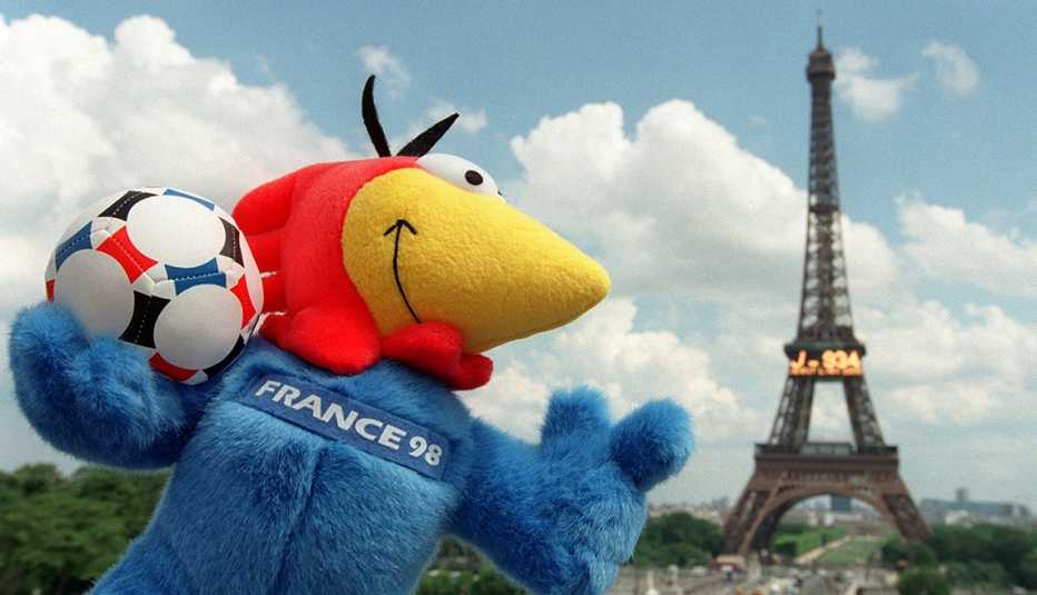 Footix (Francia, 1998), Mascotas de los mundiales de fútbol