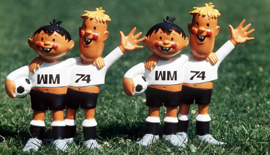 Tip y Tap (Alemania, 1974), Mascotas de los mundiales de fútbol