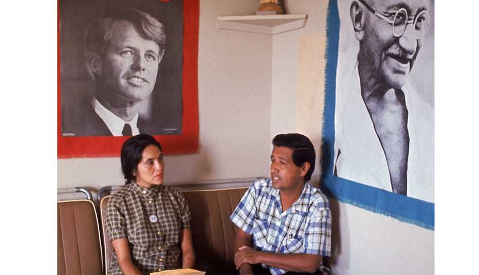 Dolores Huerta y César Chávez, Derechos Civiles chicanos