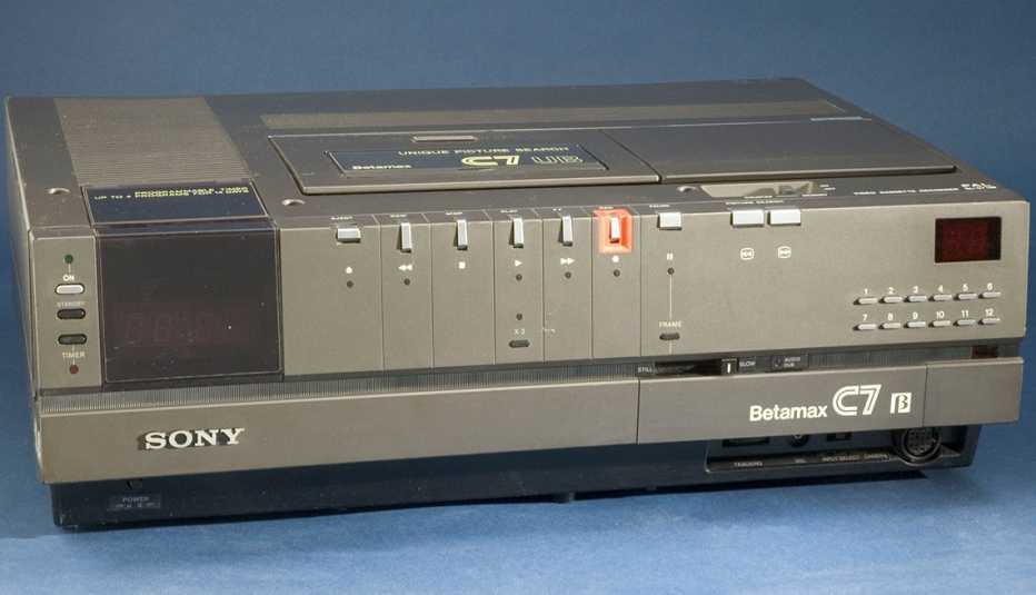 Videocasetera Betamax 