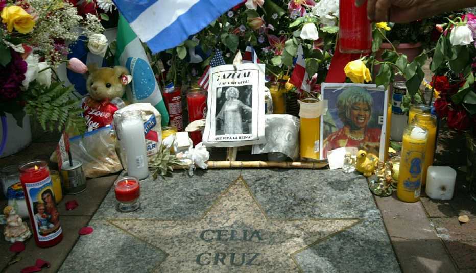 Conmemoración tras la muerte de Celia Cruz