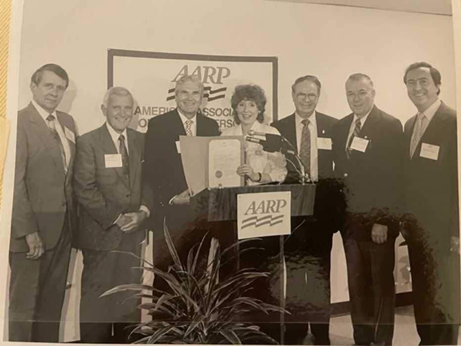 Foto en la primera oficina de AARP en el estado de Pensilvania