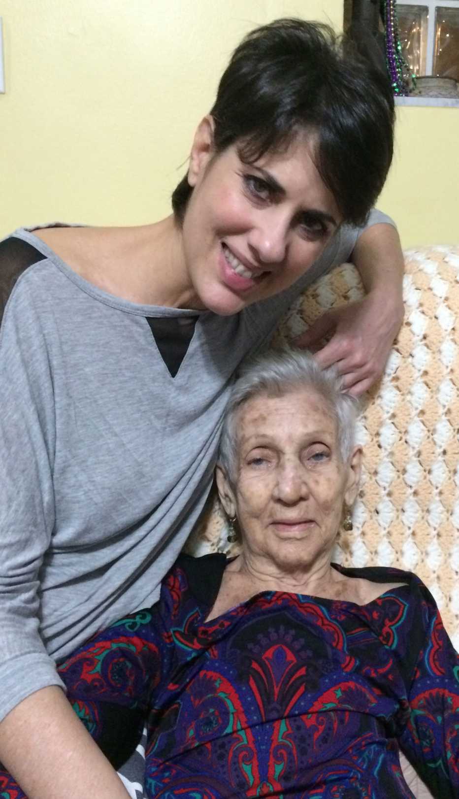 Mercedes Soler y su mamá