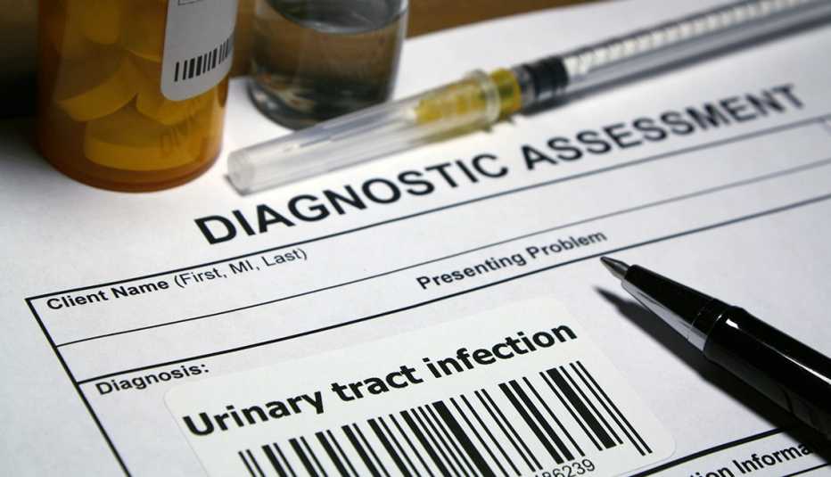 Formulario de evaluación médica para infecciones urinarias