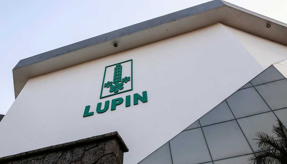 Fachada de un edificio de Lupin Pharmaceutical