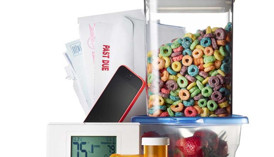 Imagen de objetos y alimentos que te hacen aumentar de peso