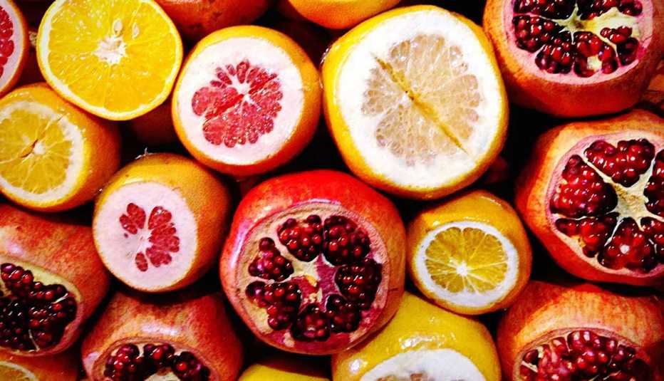 Variedad de frutas - Flavonoides en la prevención del cáncer