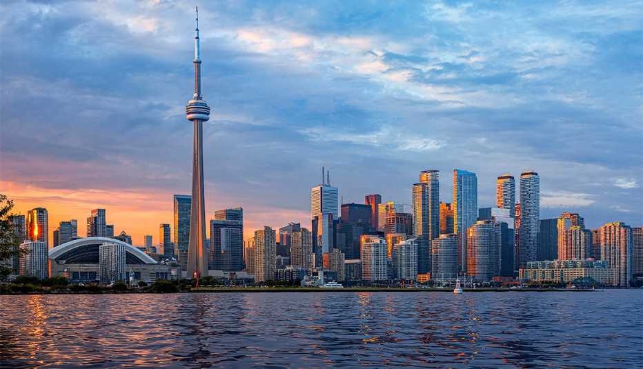 Vista panorámica de la ciudad de Toronto