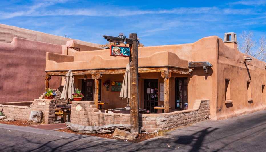 Church st cafe en el casco antiguo de Albuquerque, Nuevo México