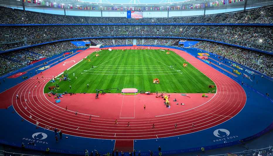 Los eventos de atletismo se celebrarán en el  Stade de France.