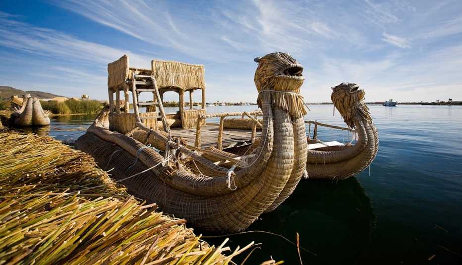 Reed Boat In Puno, Captivating Peru: Inca Trails, Beaches and Gastronomy