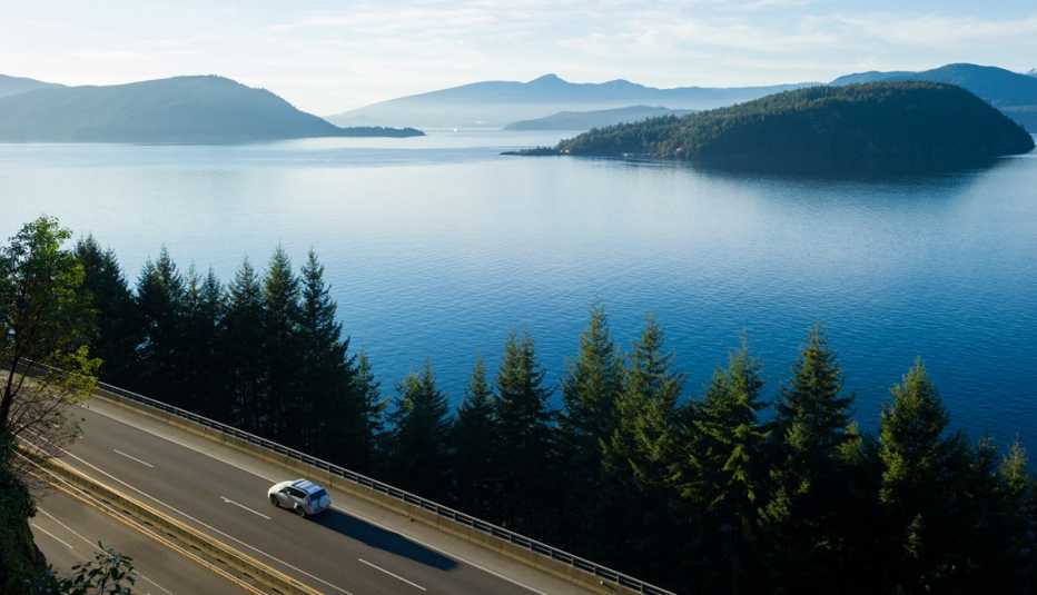 Autopista en British Columbia