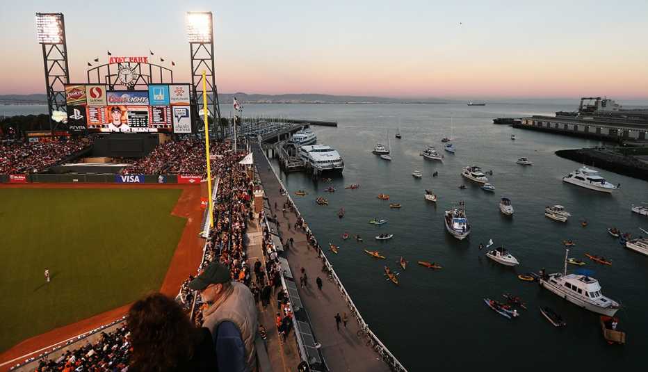 Estadios de béisbol emblemáticos de Estados Unidos - AT&T Park en San Francisco