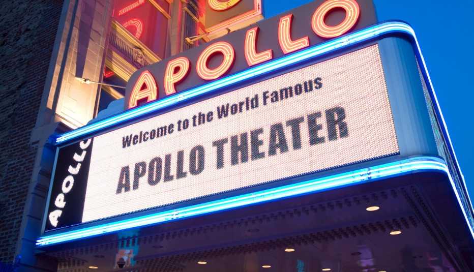 Apollo Theater, en Harlem, Manhattan, Nueva York.