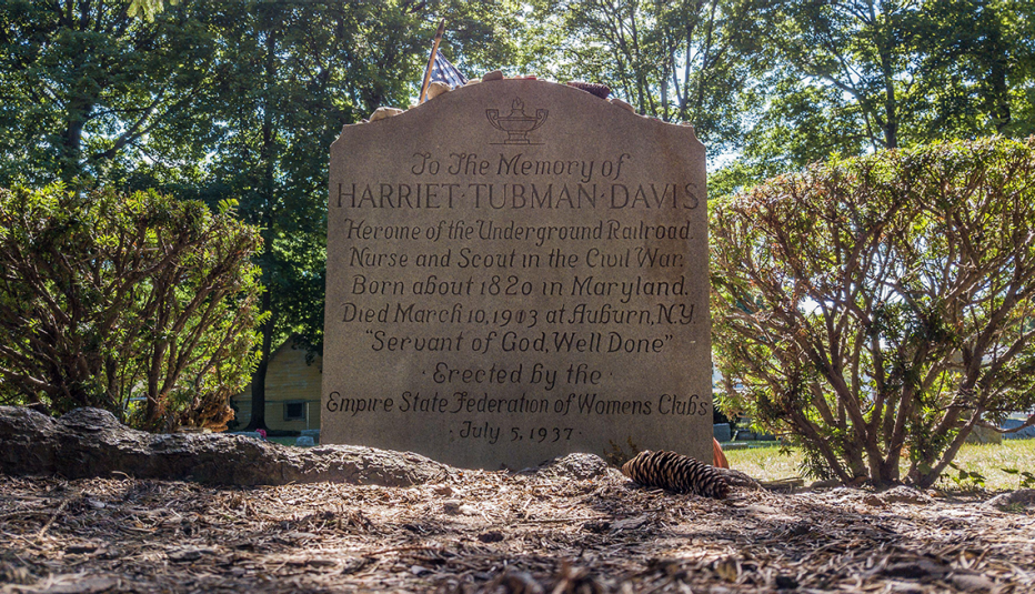 La tumba de Harriet Tubman Davis en auburn nueva york