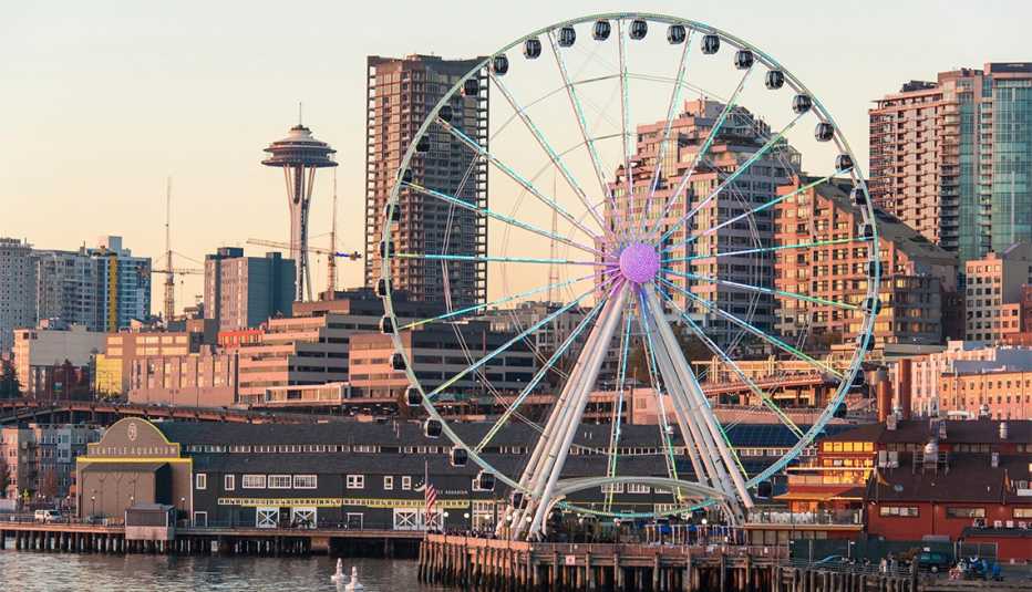 Atracción Great Wheel de Seattle