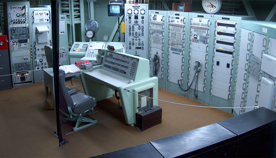 Sala de control en el Museo de Misiles Titan
