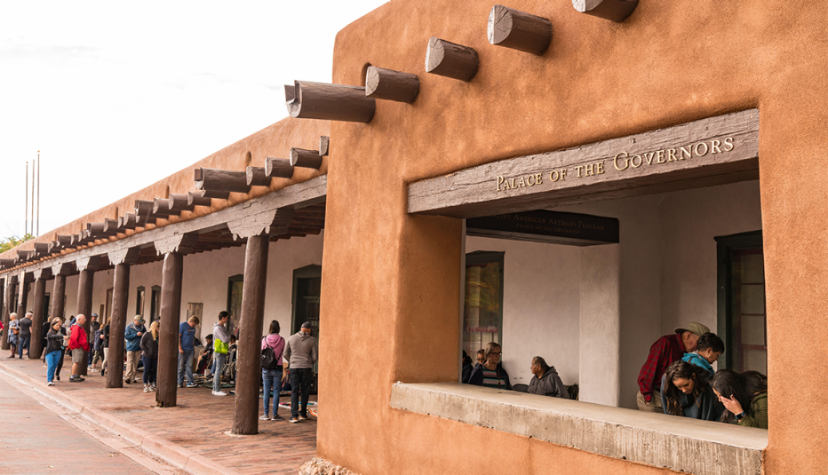 Palacio de los Gobernadores en Santa fe Arizona