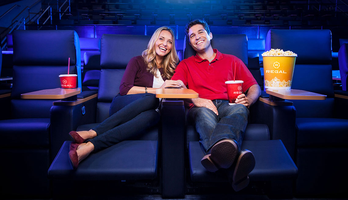 Smiling Man, Woman in Movie