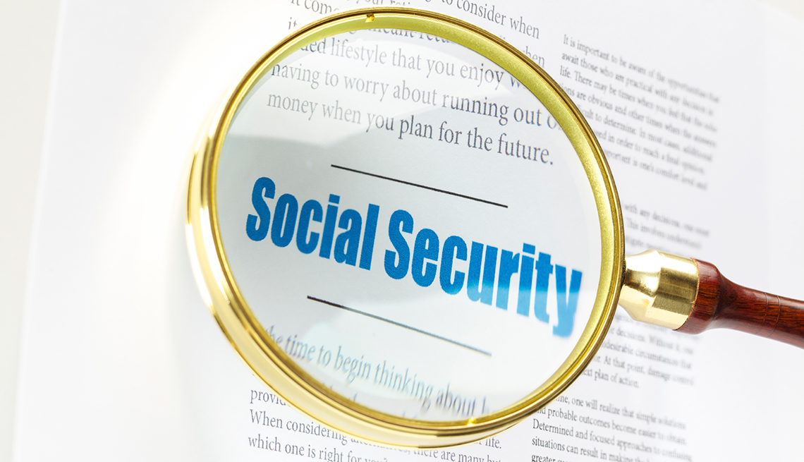 Social Security Magnifying Glass