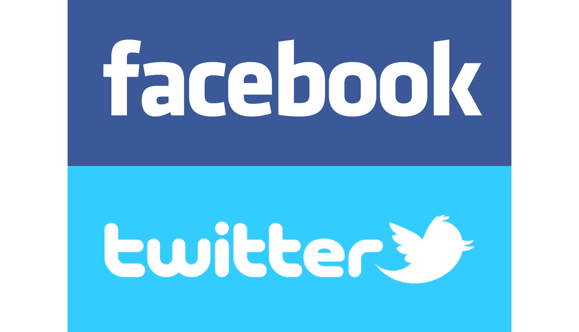 Facebook Logo, Twitter Logo, Connect, Social Media, Experience Corps Facebook Logo, Twitter Logo, Connect, Social Media, Experience Corps