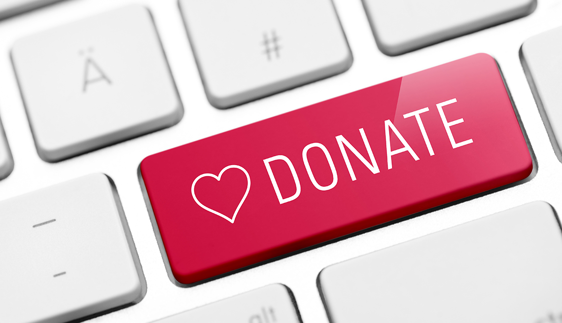 Donate Button, Online, AARP Foundation Experience Corps