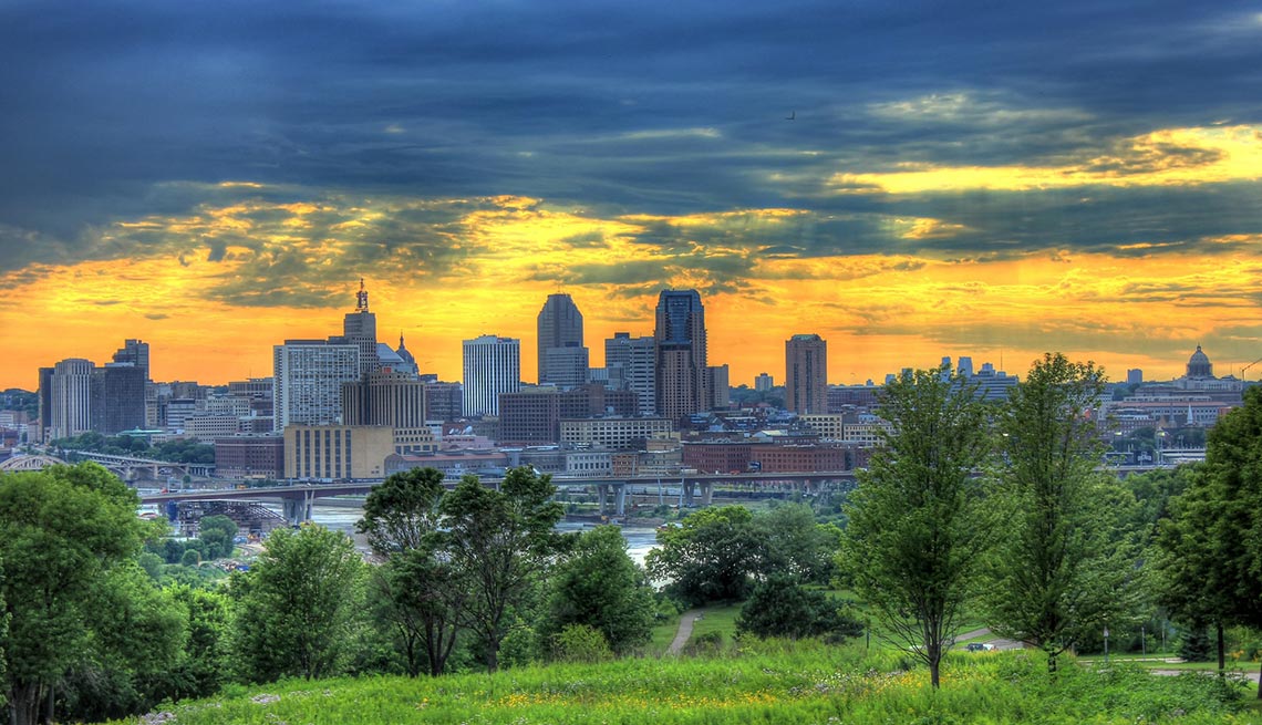 Minneapolis, Minn., Colorful Skies,  AARP Foundation Experience Corps Cities