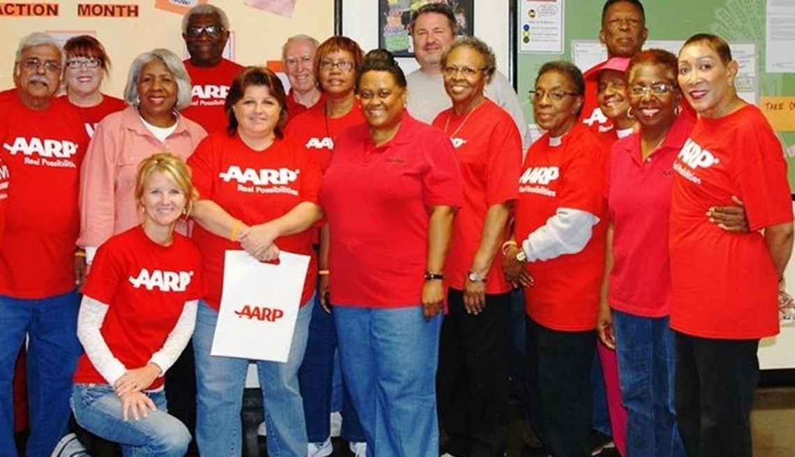Grupo de voluntarios de AARP