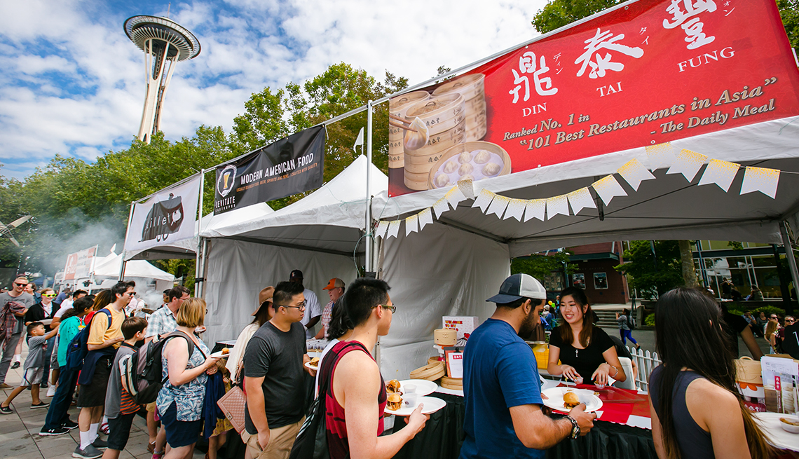 AARP at the 2017 Bite of Seattle Food Festival