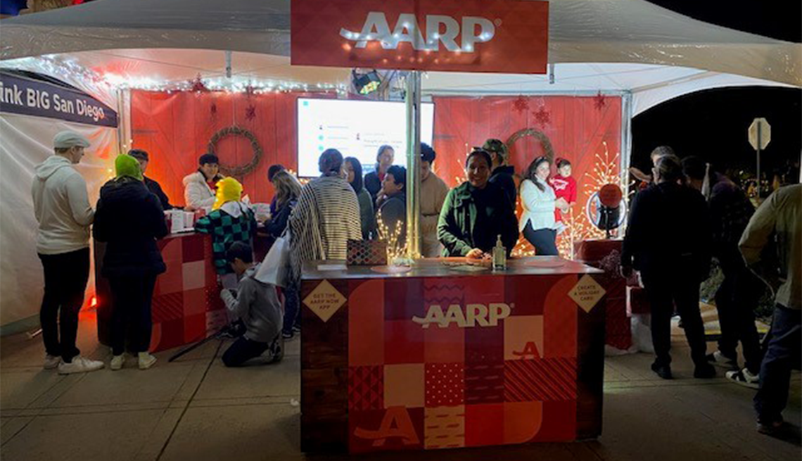 aarp both at balboa park event