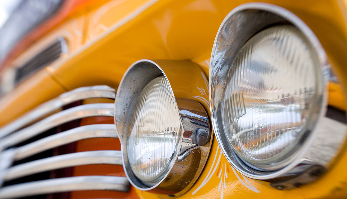 Remember When Cars Had These - Round headlights     