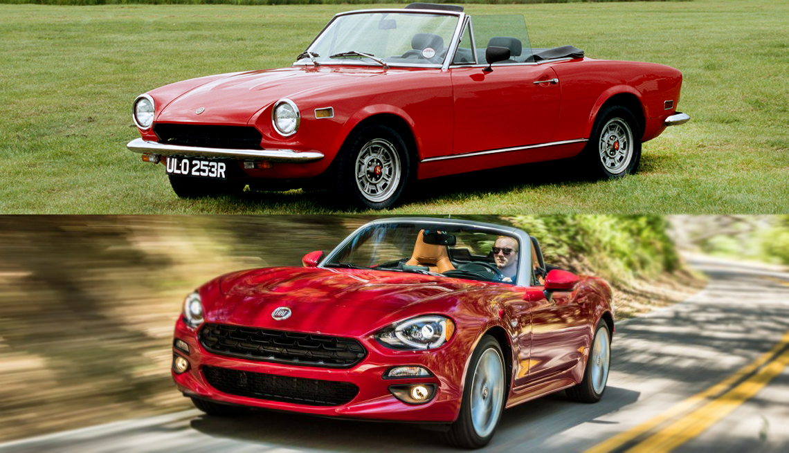 Classic Cars Then and Now - Fiat 124 Spider