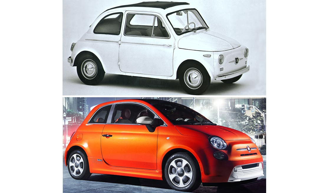 Classic Cars Then and Now - Fiat 500 