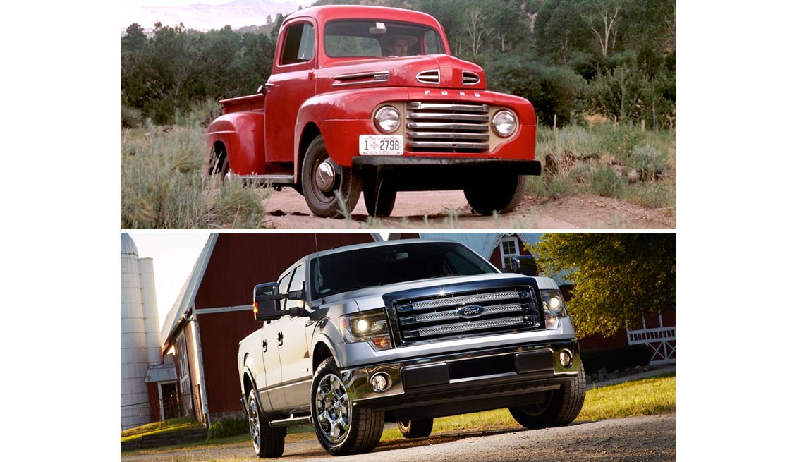 Classic Cars Then and Now - Ford F-Series